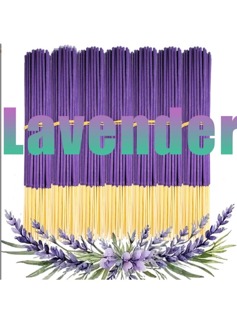 150 PCS High-Quality  Lavender Incense Sticks, 22cm Long Thickened Handmade Bamboo Stick Incense, Natural Fragrance, Long-Lasting Scent, Suitable for Meditation, Yoga, Massage, Perfect Choice for Purifying the Air in Homes, Hotels, and Spas - Image 1